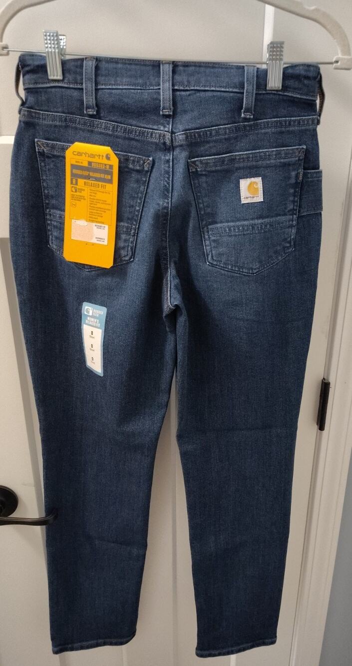 NEW Carhartt Denim Women's Jeans, Size 0 Short